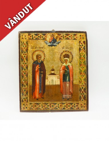 ICOANĂ – „SFÂNTUL SERGHIE DE RADONEJ... ICOANĂ – „SFÂNTUL SERGHIE DE RADONEJ...
