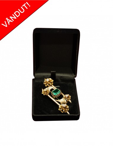 ELEGANTĂ BROȘĂ DIN AUR