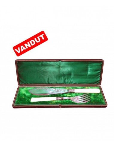 EXCEPȚIONAL SET DIN ARGINT TACÂMURI...