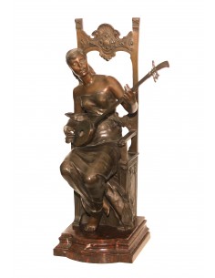 TÂNĂRĂ CU LĂUTĂ – MICHEL...