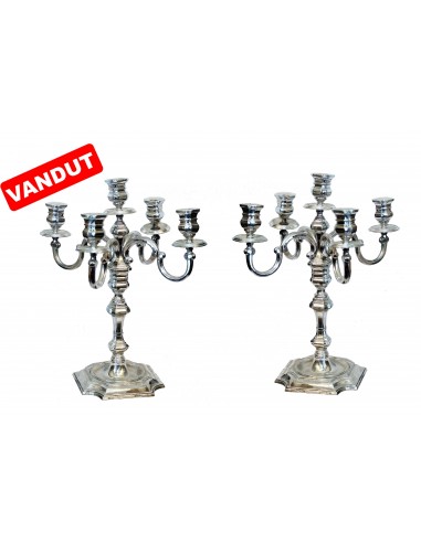 PERECHE DE SFEȘNICE MONUMENTALE,...